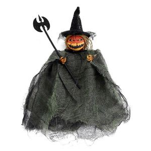 Halloween squelette poup&eacute;e ornements fant&ocirc;me hant&eacute; pendentifs vert - Neuf