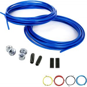 Pack C&acirc;ble De Rechange Corde &Agrave; Sauter Crossfit-Kit Pi&egrave;ces De Remplacement Avec 2 C&acirc;bles En Acier De 3m Adaptable &Agrave; Toutes Les Cordes &Agrave; Sauter De 2,5mm-Embouts En Caoutchouc Et Vis Inclus.[K520] - Neuf