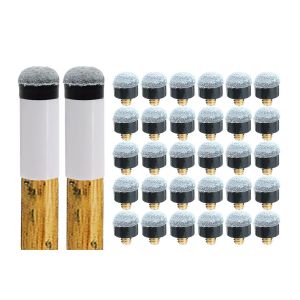 Kit De 30 Embouts De Rechange Pour Queues De Billard (Snooker) : Embouts Souples Et Rigides &Agrave; Visser De 10 Mm. - Neuf