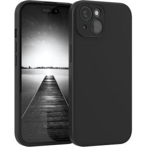 Brs-- Housse En Silicone Pour Iphone 15 Housse Souple Antichoc Housse Pour Portable Avec Protection Pour Appareil Photo Fines Premium Protection Cover Tpu Phone Bumper En Noir - Neuf