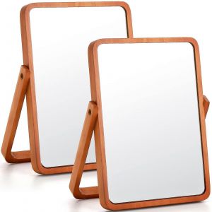 2 Pack Haute-D&eacute;finition Miroir Pour Le Maquillage De La Pendaison 10"" Maquillage Miroir De Courtoisie, Montage Mural, 10 Pouces Hd - Neuf