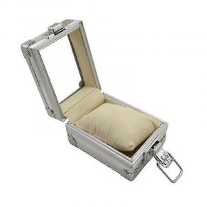 Montre Haut De Gamme Durable Pr&eacute;sent Verre Transparent Bo&icirc;te Cadeau Cas Pour Ornement Montre Velvet Design Prot&eacute;ger Pocket Watch - Neuf