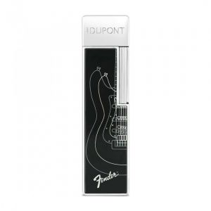 S.T. Dupont - Briquet Twiggy Fender Noir Et Chrome - Neuf