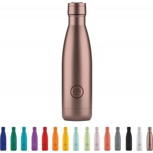 - Bouteille Acier Inoxydable - 350 Ml - Vivid Violet - 23,5 X 7 Cm - Bouteille Isotherme - Boissons Froides 36 Heures Boissons Chaudes 18 Heures - Triple-Cool Technology - Sans Bpa - Neuf