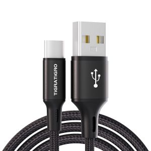 C&acirc;ble USB C, Cable USB Type C 3A Charge Rapide QC 3.0, C&acirc;ble Chargeur USB C Nylon Tress&eacute; pour iPhone 15 Samsung GalaxyS24/S23/S22/S21/S20, Huawei, Xiaomi,OnePlus,Google (2M) - Neuf