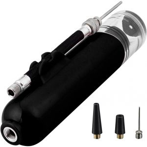 Acdsgd-Petite Pompe &Agrave; Ballon Double Action Pompe &Agrave; Air Manuelle Pour Ballons Gonflables Pour Basket-Ball, Volley-Ball, Football Et Football Avec 1 Aiguille De Gonflage Et Deux Buses Gonflables - Neuf