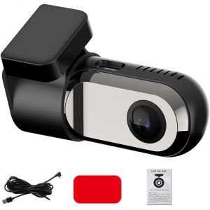 Car Dash Cam USB 360° Rotation Car Video Recorder with ADAS Compatible System 140° Wide Angle Night Vision Loop Recording - Neuf