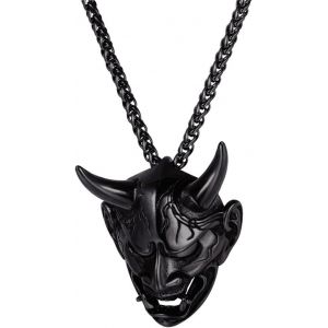 Eryi-Collier/Bracelet Homme Acier/Plaqué Or/Argent 925 Pendentif Tête De Mort Crâne Gotique Avec Chaîne En Métal/Corde Bijoux Punk Style Pour Femme Garçon - Personnalisable - Neuf