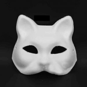 5 Pcs Bricolage Masque En Papier Blanc Renard Chat Visage Pulpe Blanc Peint &Agrave; La Main Masque Personnalit&eacute; Design Masque Pour Danse F&ecirc;te Festival Performance Blanc6477864729073 - Neuf