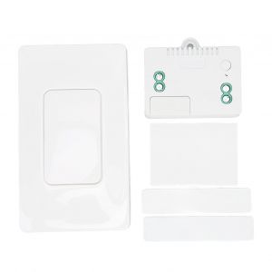 Interrupteur d'eclairage sans fil 1 bouton, generateur automatique d'energie Ca 110-230 V, kit recepteur d'eclairage mural intelligent a distance - Neuf