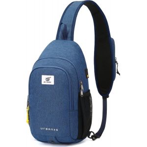 TRAHOO-Sac &agrave; bandouli&egrave;re, sac de poitrine anti-vol Sac &agrave; bandouli&egrave;re l&eacute;ger Hommes Crossbody Sac d'&eacute;paule Femme Voyages en ville - Neuf