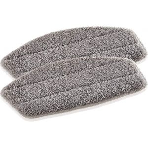 Kalanka-Lot De 2 Housses De Rechange Pour Balai Vapeur Cleantenso, &Eacute;ponge Microfibre Pour Balai &Agrave; Vapeur, Nettoyage En Profondeur, &Eacute;ponge De Remplacement Lavable, Dessous Velcro - Neuf