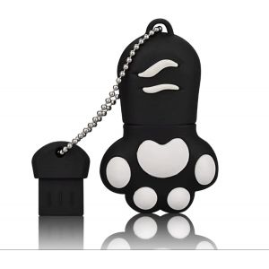 USB 3.0 Flash Drive Cartoon Cat Paw Pen Drive High Speed Real Capacity 64GB Download Storage USB Stick Pendrive.[E64] - Neuf