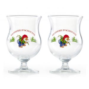 Lot De 2 Verres &Agrave; Bi&egrave;re La Chouffe 33 Cl Officiel, Neuf - Neuf