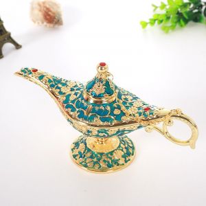 Lampe Aladdin Classique De Luxe Avec Coffret Cadeau, Verte - Neuf