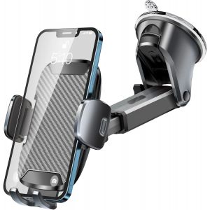Letnerny-Support Telephone Voiture, [Ventouse Puissante] Porte Telephone Voiture Tableau De Bord, Support Pour Pare-Br De Voiture, Rotation 360°, Pour 4-7"" Iphone/Smartphone/Gps - Neuf