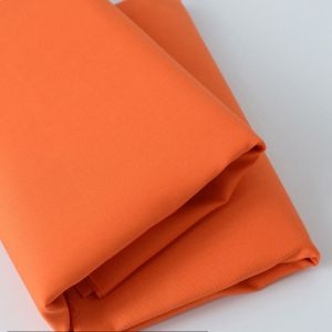 Tissu Popeline De Coton,Couleur Unie,Blanc,Rouge,Noir,Pour Accessoires De Couture,Quilting,Patchwork Par Demi-Mètre - Type 35 Orange-0.5mx1.45m - Neuf