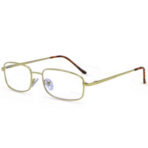 Lunette De Vue Lunettes Loupe De Lecture M&eacute;tal Dor&eacute;e Classique - Neuf