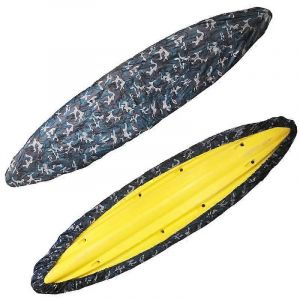 Housse De Protection Anti-Poussiere Pour Kayak/Canoe De 2,1 A 6,5 M ¿C Protection Solaire Uv Impermeable Pour Bateaux De Peche/Kayaks/Canoes De 8 Tailles ¿C Camouflage Ocean, 300 Cm - Neuf