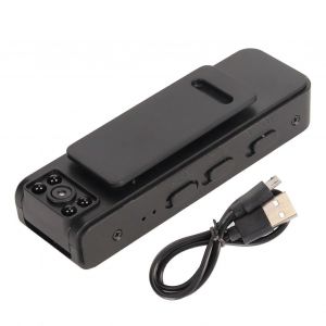 Cam&eacute;ra d'enregistrement vid&eacute;o 1080P Cam&eacute;ra vid&eacute;o haute d&eacute;finition Cam&eacute;ra de vision nocturne portable pour le camping sportif en plein air - Neuf