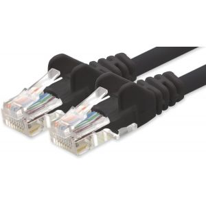 Câble Réseau Cat6 Cat 6-1X 5M - Rj45 Ethernet Lan Dsl Routeur Modem - Noir[CAB9165539] - Neuf