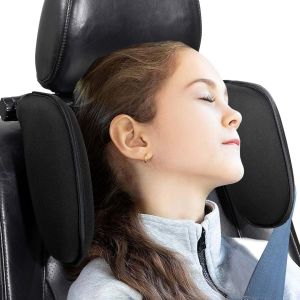 Cmjaagur-360° Appuie Tete Voiture, Repose Tete Voiture, Cale Tete Enfant Voiture, Coussin Appuie Tete Voiture, Accessoire Voiture Enfant (Noir) Peut Être Associé Au Rehausseur Voiture Enfant[M1081] - Neuf