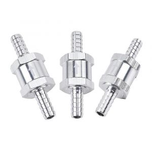 Clapet anti-retour de carburant automobile 8mm alliage d'aluminium essence diesel clapet d'arrêt arrière-En stock - Neuf