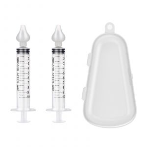 Seringue Nasale Pour B&eacute;b&eacute;, Seringue Nasale Pour B&eacute;b&eacute; Avec Graduation 10-20ml Avec Embout D'aspiration Nasale En Silicone Nettoyable Et R&eacute;utilisable De Haute Qualit&eacute; - Neuf