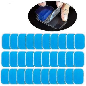 Paquet De 60 Coussinets De Gel Ems Pour Entraîneur Abdominal - Feuilles De Gel De Remplacement Pour L'entraînement D'abdominaux Par Stimulation Musculaire Électrique (Ems) - Neuf