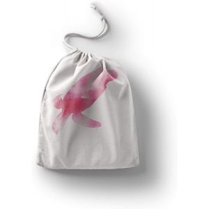 Kalanka-Imprimé Sacs De Coton Avec Cordon, Sac D'épicerie, Sac À Provisions, Réutilisables, Écologique, Pliable, Taille: 20x30 Cm - Neuf