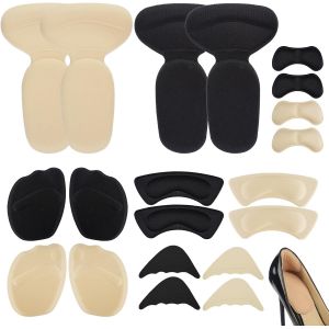 Kalanka-10 Paires Coussinets Pour Chaussures, Coussinets De Talon Pour Chaussures Trop Grandes R&eacute;utilisables, Coussinet Chaussure Trop Grande Auto Adh&eacute;sif, Insert Orteil Pour Emp&ecirc;che Frottements Et A - Neuf