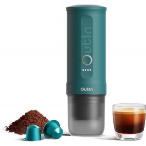 Nano Machine À Café Expresso Électrique Portable, Machine À Café De Voyage Pour Le Camping, Machine À Café De Voiture Auto-Chauffante Avec Usb-C, Avec Café Moulu Et Capsule Ns Pour Vr, Randonnée - Neuf