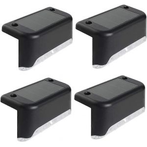 4pcs Solaires Led Lumières De Pont,Ip65 Extérieur Étanche Sans Fil Lumières De Scène Pour Patio Escalier Marches Fenc - Neuf