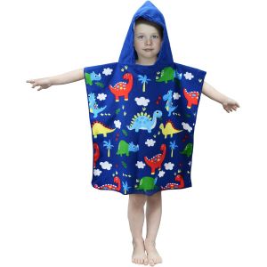 Tzf-Cape De Bain Enfant Poncho De Bain Enfant Serviette De Bain Enfants Serviette De Plage &Agrave; Capuche Motifs Mignons Usage Multiple Pour Enfants De 2 &Agrave; 8 Ans - Neuf