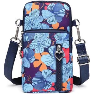 CAUC-Petit Sac T&eacute;l&eacute;phone Portable Femme,Sac de t&eacute;l&eacute;phone Portable,Bandouli&egrave;re Portefeuille Poche,Crossbody Pochette Sacoche Running - Neuf