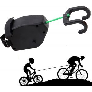 Subzonal-Barre Traction Velo Enfant, Syst&egrave;me De Remorquage De V&eacute;lo R&eacute;tractable, Corde De Traction De Bicyclette, Ceinture De Traction De Bicyclette, Ceinture De Corde De Traction De Bicyclette - Neuf