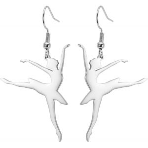 Kal-Boucles D'oreilles Gymnastique Ballerine Boucles D'oreilles Danse Ballerine Boucles D'oreilles Pendantes Danse Ballerine Inspiration Bijoux Danse Ballerine Cadeaux De R&eacute;cital Pour Femmes - Neuf