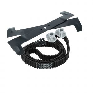 vhbw lame, courroie de transmission remplacement pour Dolmar 664.004.340, 664.004.341 pour tondeuse à gazon, noir - Neuf