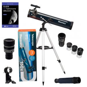 T&eacute;lescope Discovery Spark 767 AZ avec Zoom, Guide d&eacute;butant, oculaires et accessoires - Neuf