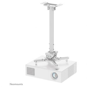Neomounts CL25-540WH1 Support de plafond pour vid&eacute;oprojecteur - h60.5-90.5 cm - installation facile - orientable - Neuf