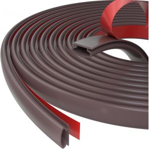Joint de porte autocollant en caoutchouc flexible,étanche,pour fenêtre,porte et fenêtre-D marron-8 m - Neuf