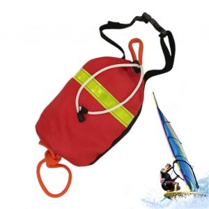 Corde Jeter Le Sac De Kayak Sac De Flottaison De Secours De La Visibilité À Lancer L'équipement De Sécurité Pour La Navigation En Canot À Glace De Pêche - Neuf