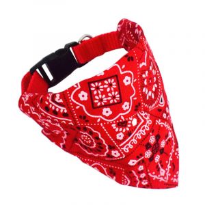 &iquest;33-53 Cm&iquest;Rouge&iquest;La Mode Des Chiens Bandana Pour Chien Bandana De Collier De Machine De Chien Bandana &Eacute;charpe R&eacute;glable Pour Chiot Chat Animaux De No&euml;l Robe De Fantaisie - Neuf