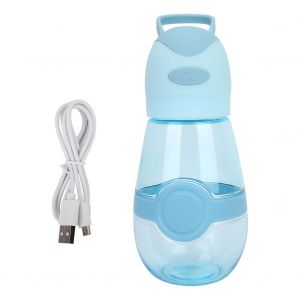 Mini ventilateur d'exterieur portable, bouteille de sport, plage, camping, ete, chargeur USB (bleu) - Neuf