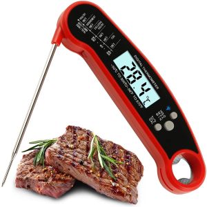 KAL-Thermomètre À Viande Sans Fil - Thermomètre Intelligent Pour Barbecue, Four, Barbecue, Fumoir - Neuf