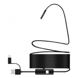 Cam&eacute;ra serpent - AMORUS - 7mm - &Eacute;tanche - 6 LED - 67&deg; angle de vision - Neuf