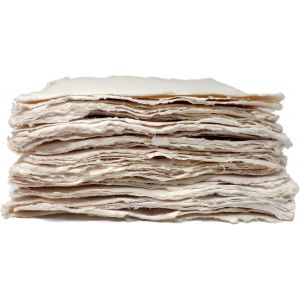 Mevronisshop-Indigo - Papier Chiffon De Coton A3 - 100% Coton/Fabriqu&eacute; &Agrave; La Main - 250gsm Texture Moyenne - A3 (20 Feuilles) - Neuf