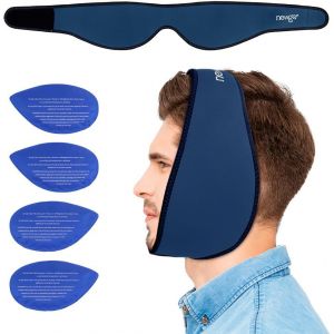 Eryi-Poche De Glace Pour Mâchoire, Poche De Glace Dent De Sagesse, Sac De Gel Glace Compresses Chaud Et Froid Réutilisables Pour Mâchoire Visage Tête Et Menton, Tmj, Dents De Sagesse, 4 Poches De Gel - Neuf