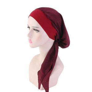 Foulard De T&ecirc;te Pour Femme Contre Le Cancer,Chimio,Perte De Cheveux,Chapeau Turban Pr&eacute;-Nou&eacute;,V&ecirc;tements De Sauna,Bandana,Nouveau--D - Neuf