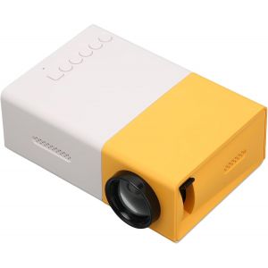 CHECARZHN--NO1-Mini Projecteur Vidéoprojecteur Portable, Projecteur De Cinéma Maison Multimédia, Projecteur De Téléphone Hifi Smart Hd 1080P, Pour Carte Mémoire D'Interface Multimédia Usb Hd - Neuf